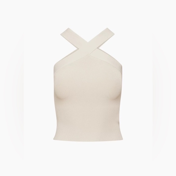 Aritzia babaton Sculpt Knit Criss Cross Tank - Picture 1 of 4